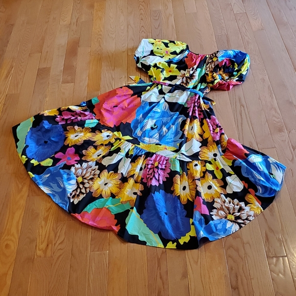 Christopher John Rogers Target Floral Puff Sleeve - Picture 9 of 11